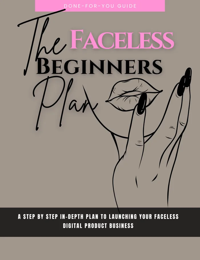 Faceless Beginners Plan